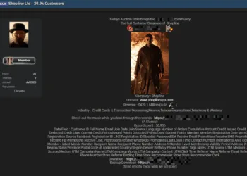 E-commerce Platform Shopline Allegedly Breached, Nearly 31,000 Customer Records Leaked Online