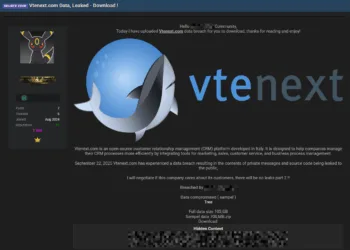 Vtenext.com Data Breach: CRM Platform Source Code Leaked