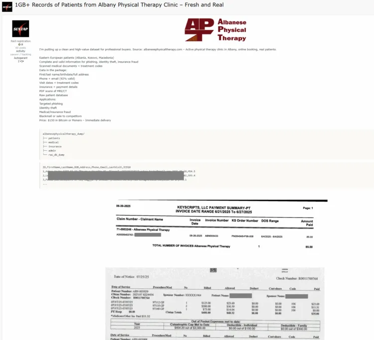 Albanese Physical Therapy Data Breach Exposes Patient Records
