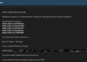 DW Data Breach: German News Giant’s Database For Sale