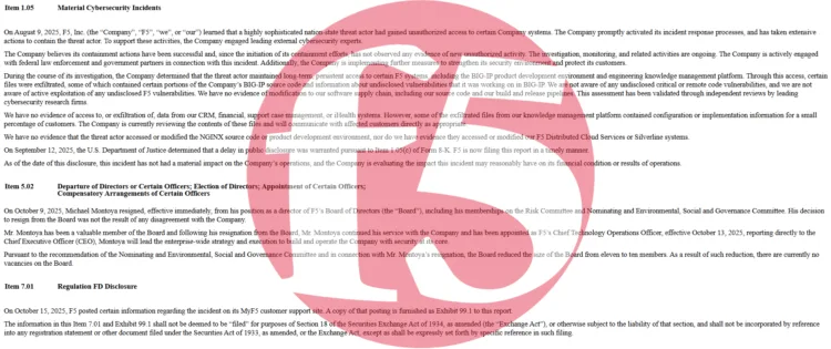 F5 Discloses Major Breach by Nation-State Actor, Source Code Stolen