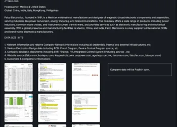 Falco Electronics Targeted in Black Shrantac Ransomware Attack