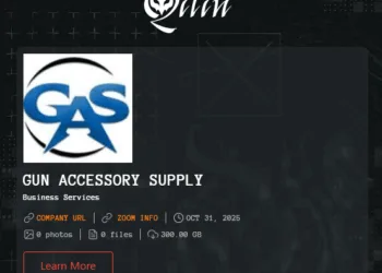 Gun Accessory Supply (GAS) Hit by Qilin Ransomware Attack