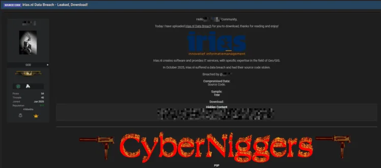 Netherlands Software Firm Irias Suffers Source Code Data Breach