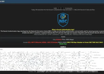 National Informatics Centre (NIC) Kavach App Data Breach