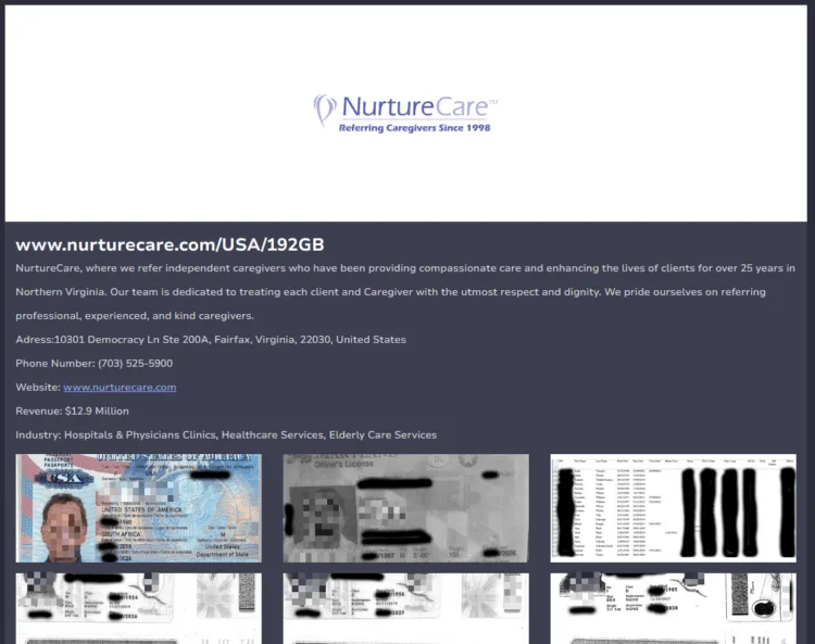 NurtureCare Suffers Data Breach in Kairos Ransomware Attack
