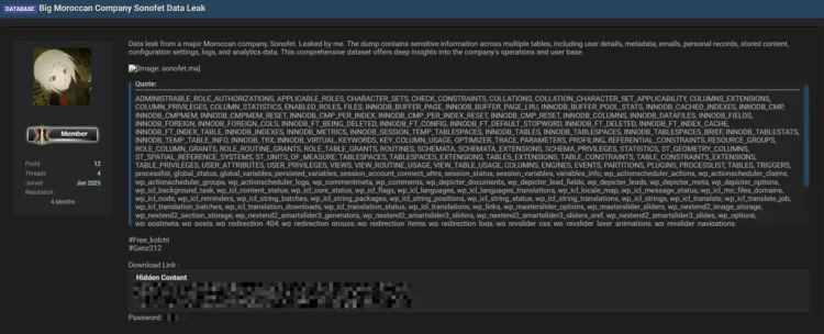 Sonofet Data Breach Exposes User and Company Information