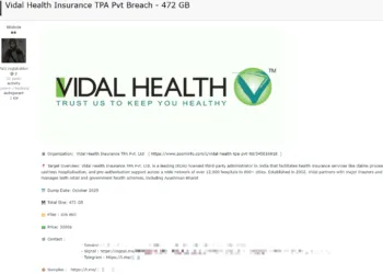 Vidal Health Insurance TPA Data Breach Exposes Patient Data