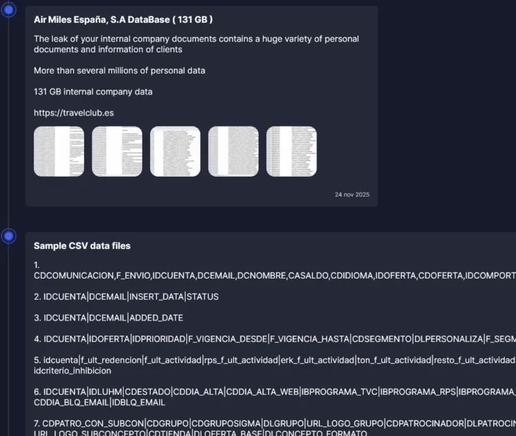 Everest Ransomware Group Breaches Air Miles España Data