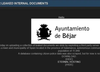 Ayuntamiento de Béjar Internal Documents Leaked Following Breach