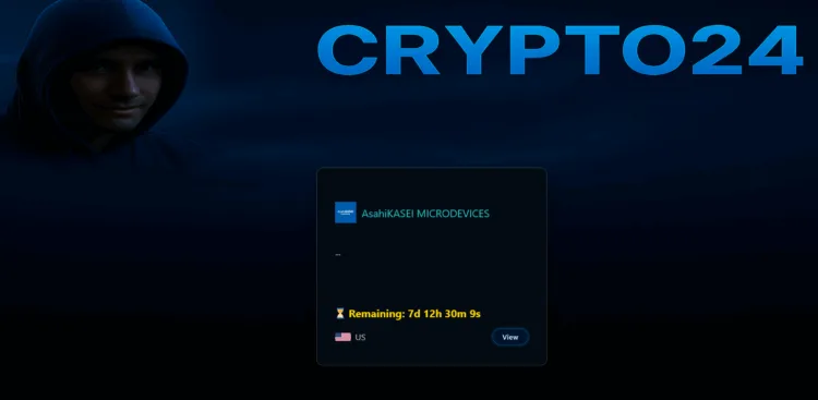 Japanese Tech Firm Asahi Kasei Microdevices Hit by Crypto24