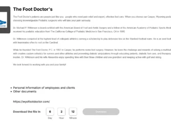 The Foot Doctor’s P.C. Hit by Space Bears Ransomware Attack