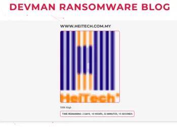 HeiTech Padu Berhad Hit by Devman Ransomware Attack