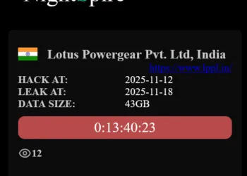 Lotus Powergear Data Breach by NightSpire Ransomware