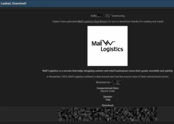 Mall Logistics Source Code Leaked Data Breach