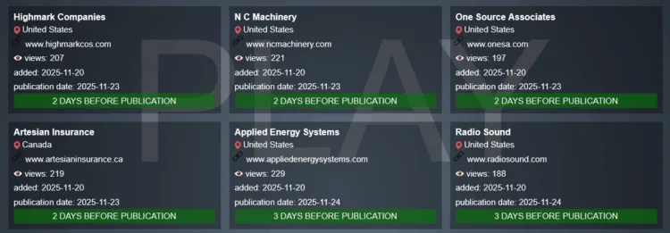 Play Ransomware Targets Highmark, NC Machinery & Others