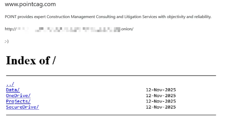 POINT Construction Advisory Group Hit by Kraken Ransomware