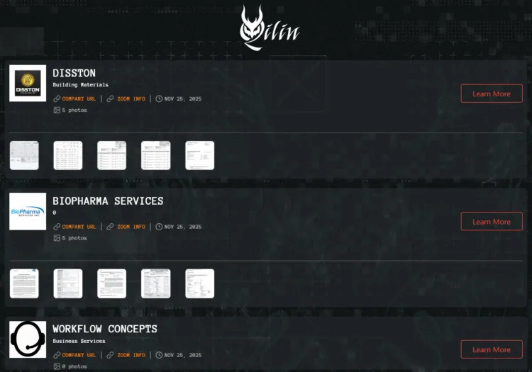 Qilin Ransomware Lists 14 New Victims: Education, Health, & Industry