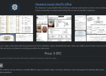 Cleveland County Sheriff’s Office Hit by Rhysida Ransomware
