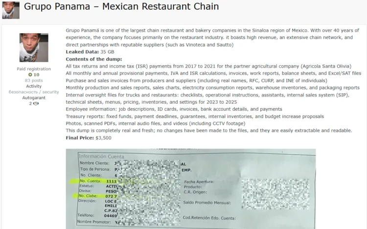 Grupo Panamá Data Breach: 35GB of Financial & Employee Data Leaked
