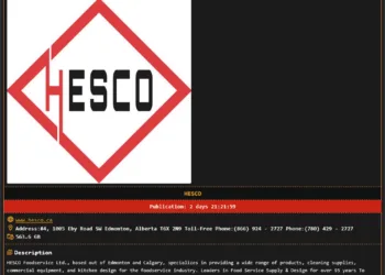 HESCO Foodservice Targeted in DragonForce Ransomware Attack