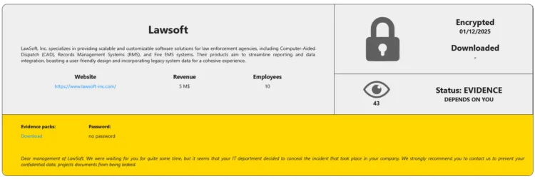 LawSoft, Inc. Targeted in RansomHouse Ransomware Data Breach