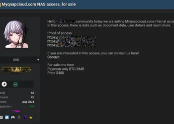myQNAPcloud Internal Access Allegedly For Sale on Dark Web