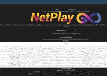 NetPlay GO Data Breach Exposes 595k User Records Including Tax IDs