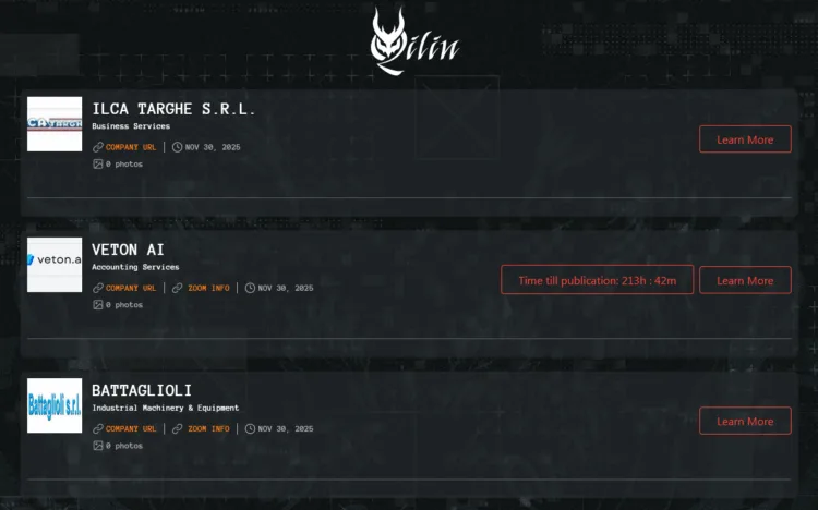 Qilin Ransomware Group Breaches Multiple Global Companies Including Veton AI