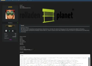 Rolladen Planet Data Breach Exposes 496,000 Customer Records