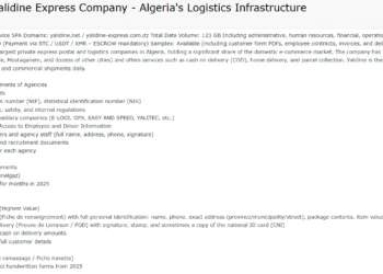 Yalidine Express Allegedly Breached: 123 GB of Data Listed for Sale