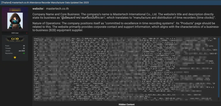 Mastertech International Data Breach Exposes Employee Records