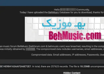 BehMusic Data Breach Exposes 257k User Records