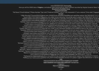 VirginiaHasJobs.com Data Breach Exposes 5,500 Job Seeker Records