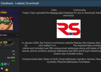 Reseau.Site Data Breach Exposes Personal Info of 73k Customers