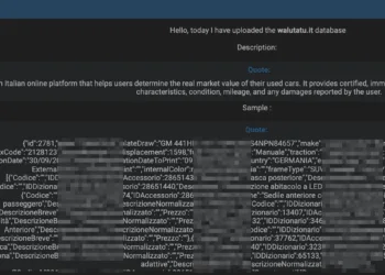 WalutaTu Data Breach: Italian Car Valuation Platform Compromised