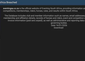 Eventing South Africa Allegedly Breached: Member Data Leaked