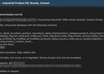 Hauken Engineering Hong Kong Alleged Data Breach Exposes 106k Records