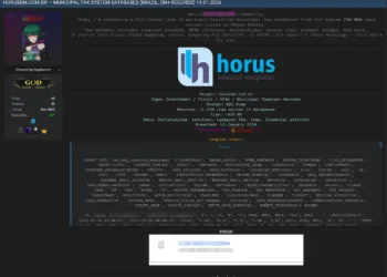 Horus Solucoes Integradas Breach Exposes Brazilian Municipal Tax Records