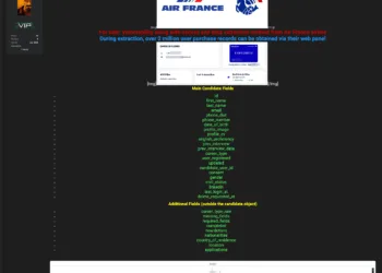 Air France Alleged Data Breach Exposes 2 Million Candidate and Customer Records