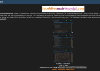 Jacobite Matrimony Database Leak Exposes Over 1,000 User Records
