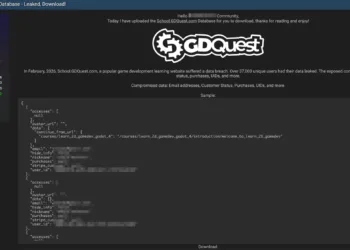 GDQuest Data Breach: 37,000 User Records Leaked