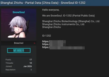 Shanghai Zhichu Biotechnology Suffers Major Data Breach