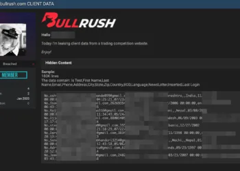BullRush Data Breach: 180,000 Client Records Compromised
