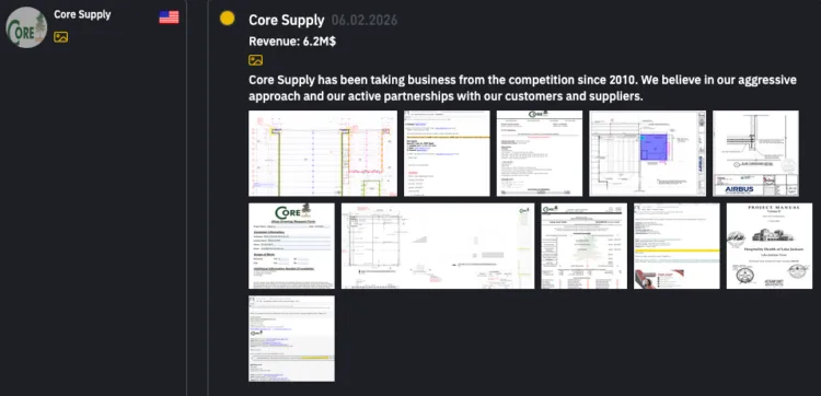 Inc Ransomware Claims Attack on US Construction Firm Core Supply