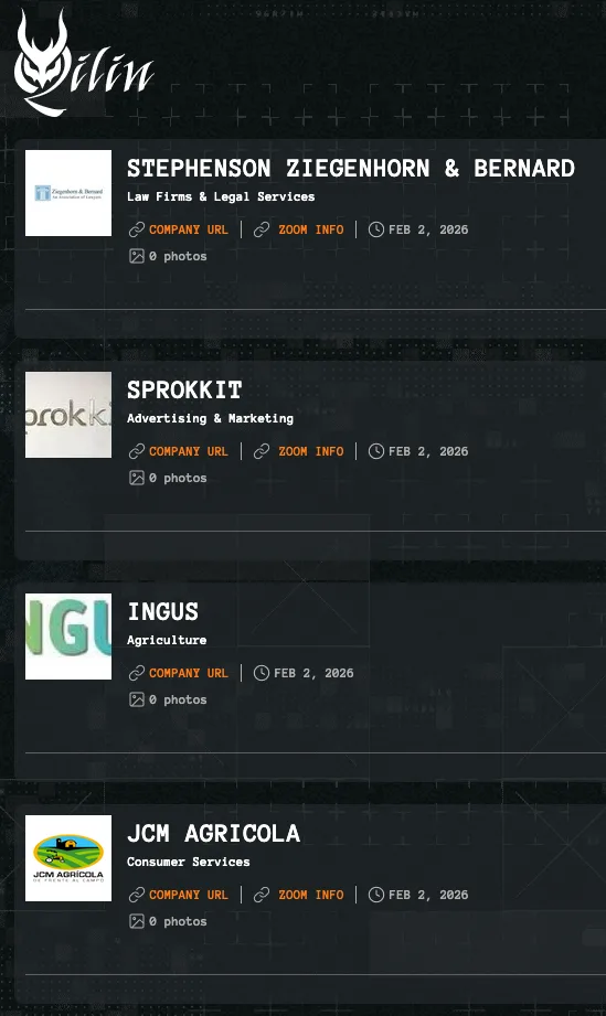 Qilin Attacks Stephenson Ziegenhorn & Bernard, Sprokkit, INGUS, JCM Agricola