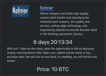 Rohner Suffers Data Breach by Rhysida Ransomware Group