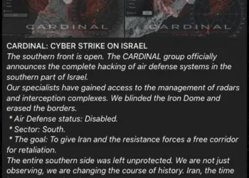 Israel Air Defense Systems Allegedly Hacked by Cardinal Group