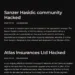 Handala Hack Breaches Sanzer Hasidic & Atlas Insurances Ltd