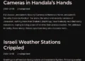 Handala Cyberattack Hits Israeli Weather Stations and Cameras
